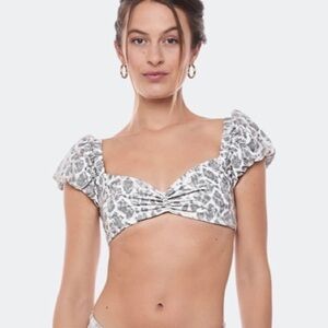 Luna Cara Swim Serengheti Elisa Top NWT